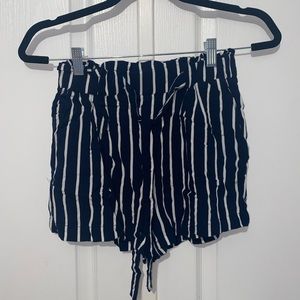 striped shorts